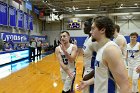 MBBall vs Emmanuel  Wheaton College Men's Basketball vs Emmanuel College. - Photo By: KEITH NORDSTROM : Wheaton, basketball, team photo, MBBall2019